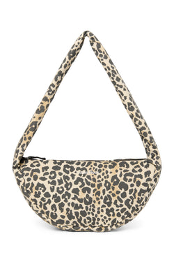 Mini sac à bandoulière en coton doux – Léopard