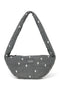 Gris Hearts Denim Mini sac à bandoulière