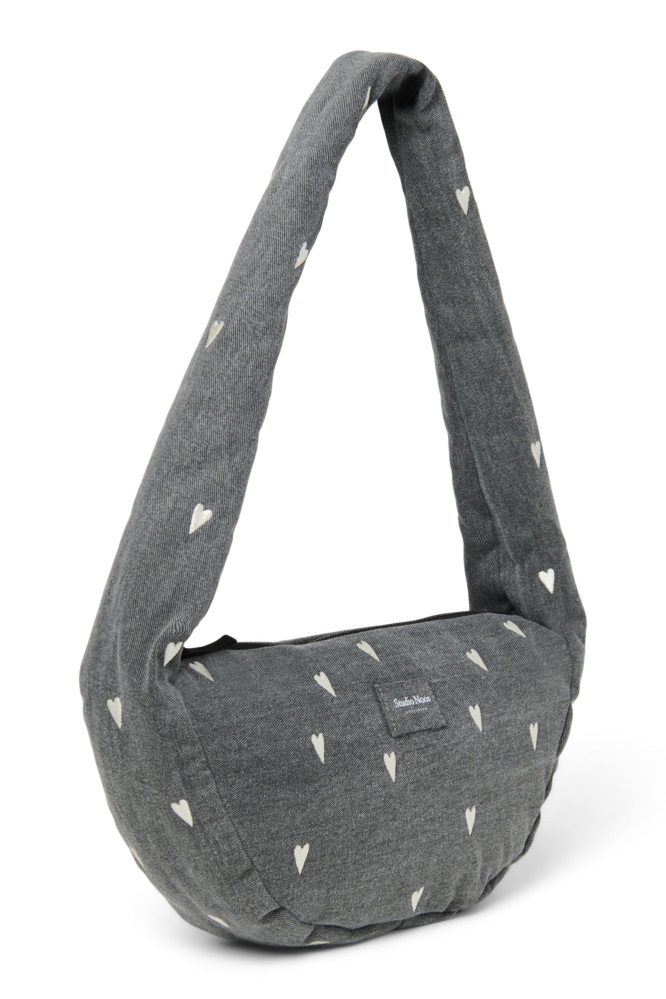 Mini sac à bandoulière en denim – Grey Hearts