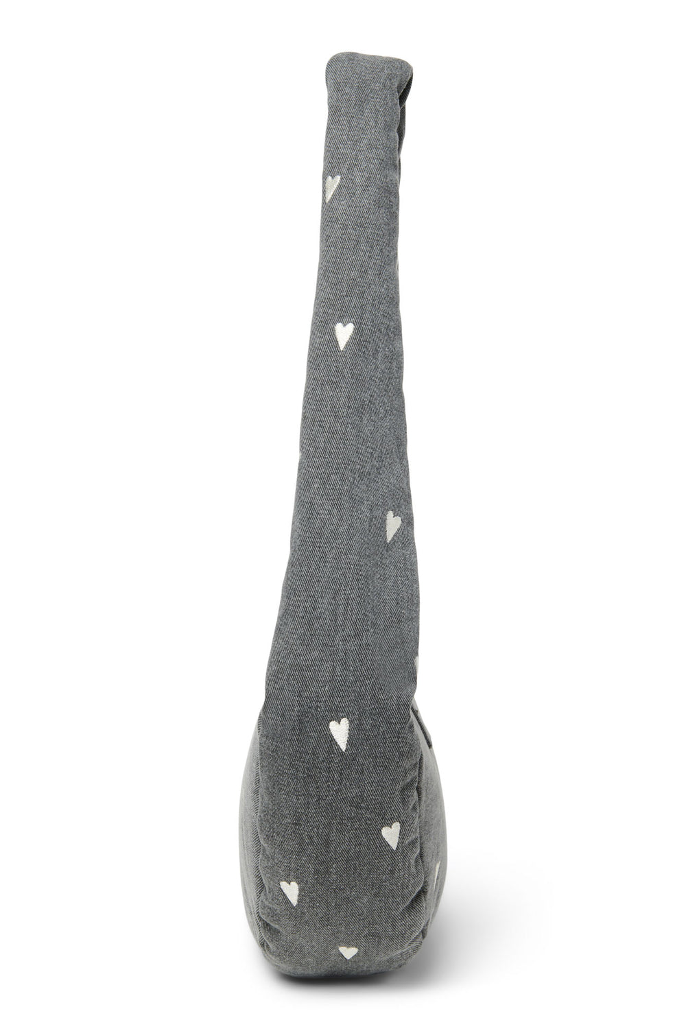 Grey Hearts Denim Mini-Umhängetasche