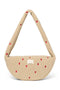 Teddy Mini Cross Body Bag | Ecru Hearts