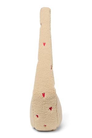 Teddy Mini Sac à bandoulière | Écru Hearts