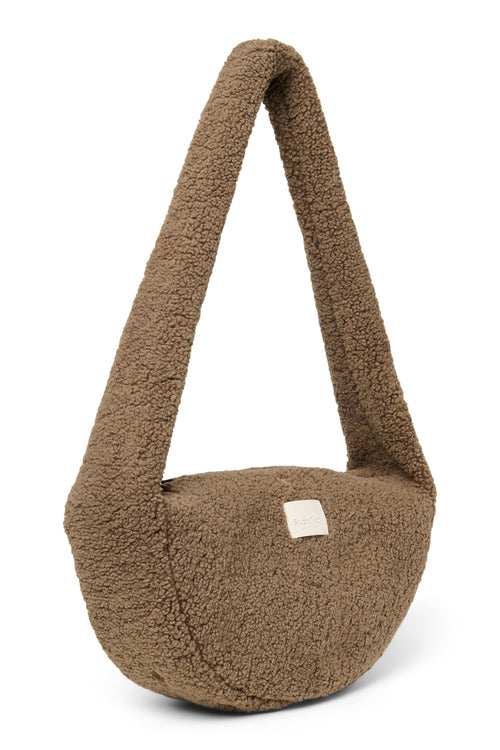 Teddy Mini Cross Body Bag | Brown