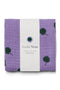 Maxi-lange taille moyenne avec motif trèfle violet