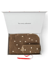 Brown Hearts Classic Teddy Gift Set
