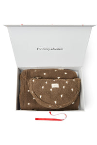 Brown Hearts Essentials Teddy Gift Set