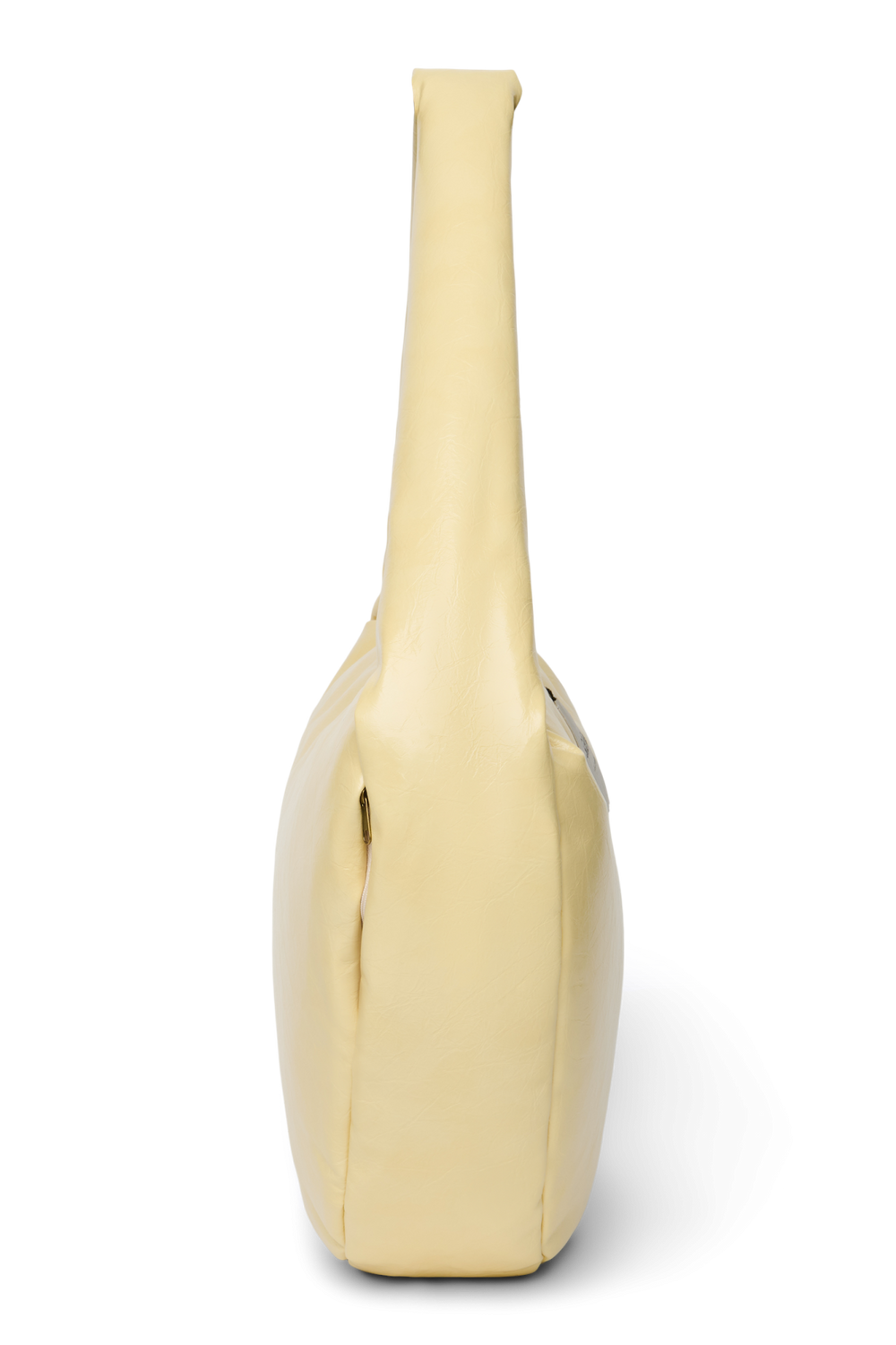Vegan Leather Umhängetasche | Buttergelb