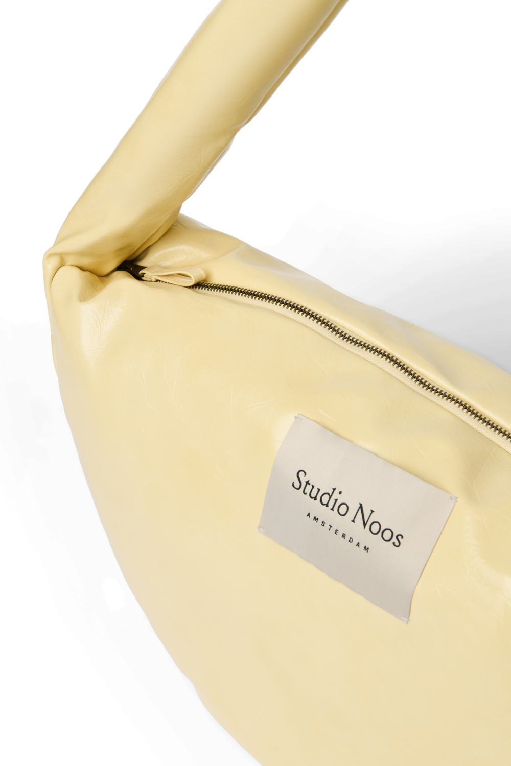Vegan Leather Umhängetasche | Buttergelb