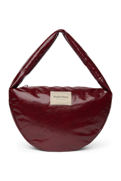 Vegan Leather Cross Body Bag | Burgundy