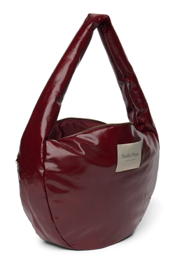 Vegan Leather Cross Body Bag | Burgundy