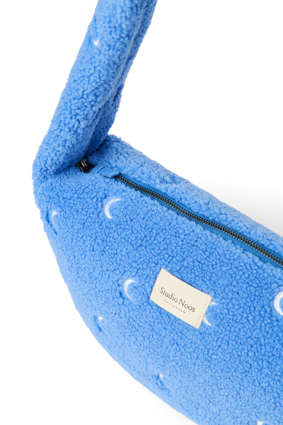 Teddy Mini Cross Body Bag | Light Blue Moon