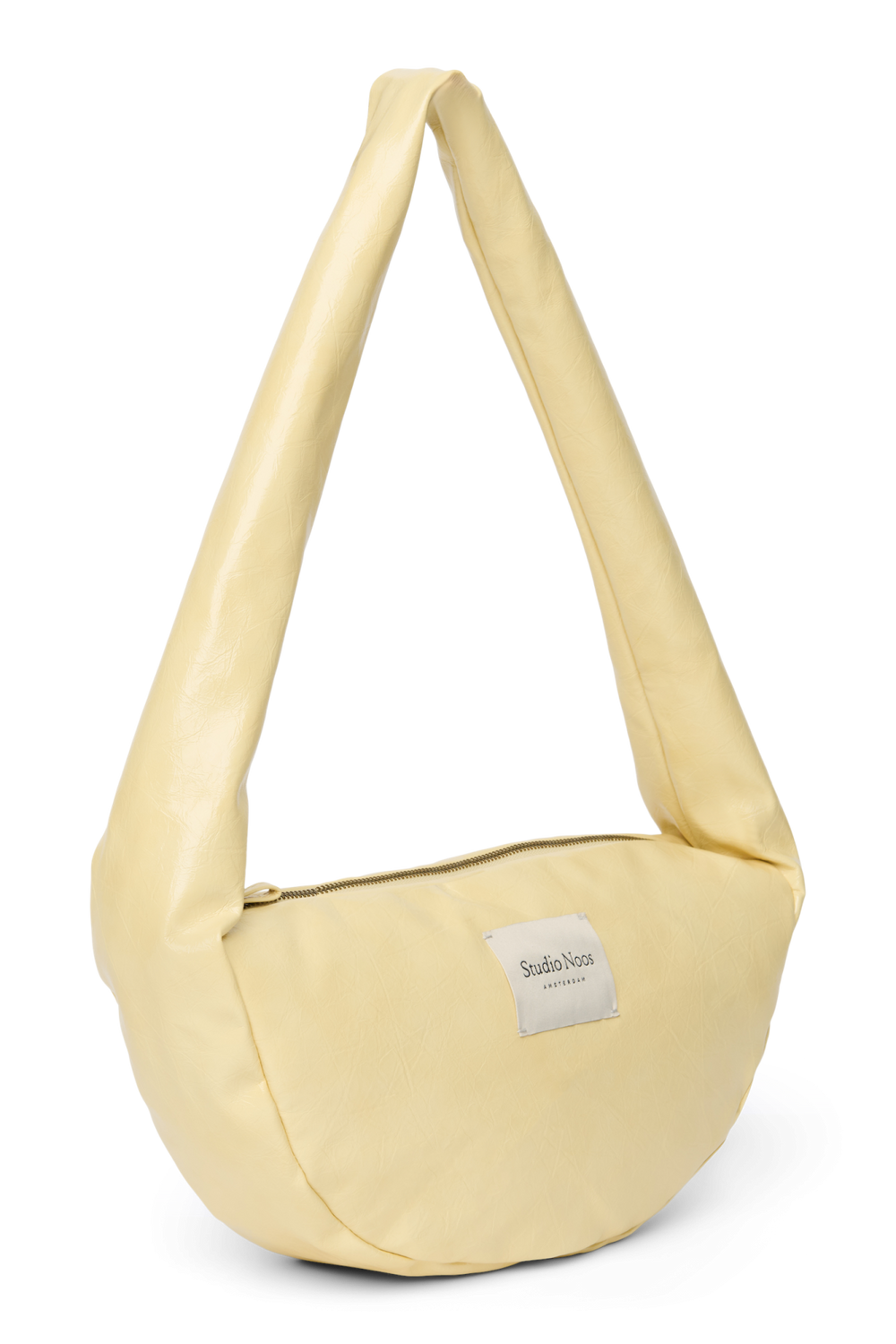 Vegan Leather Mini-Umhängetasche | Buttergelb