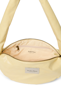 Vegan Leather Mini Cross Body Bag | Butter Yellow