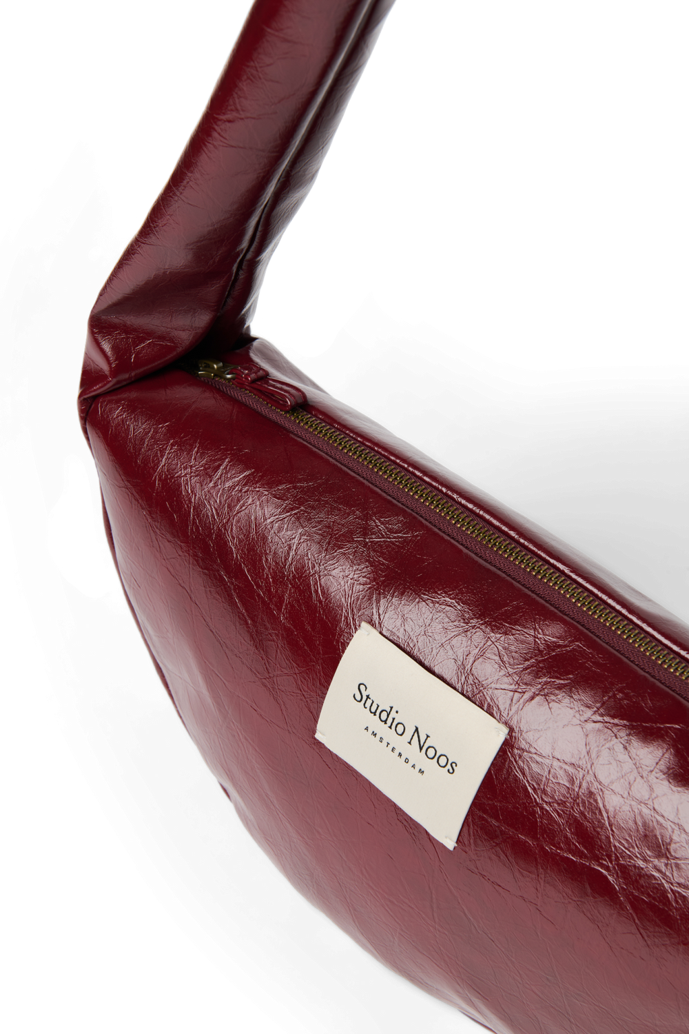 Vegan Leather Mini-Umhängetasche | Bordeauxrot