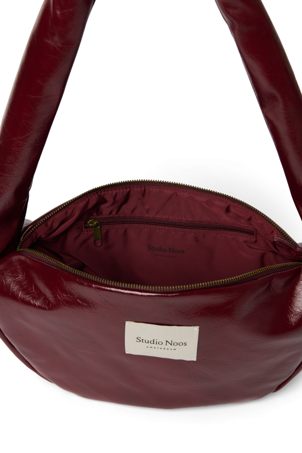 Vegan Leather Mini-Umhängetasche | Bordeauxrot