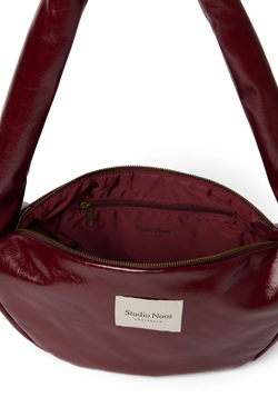 Vegan Leather Mini Cross Body Bag | Burgundy