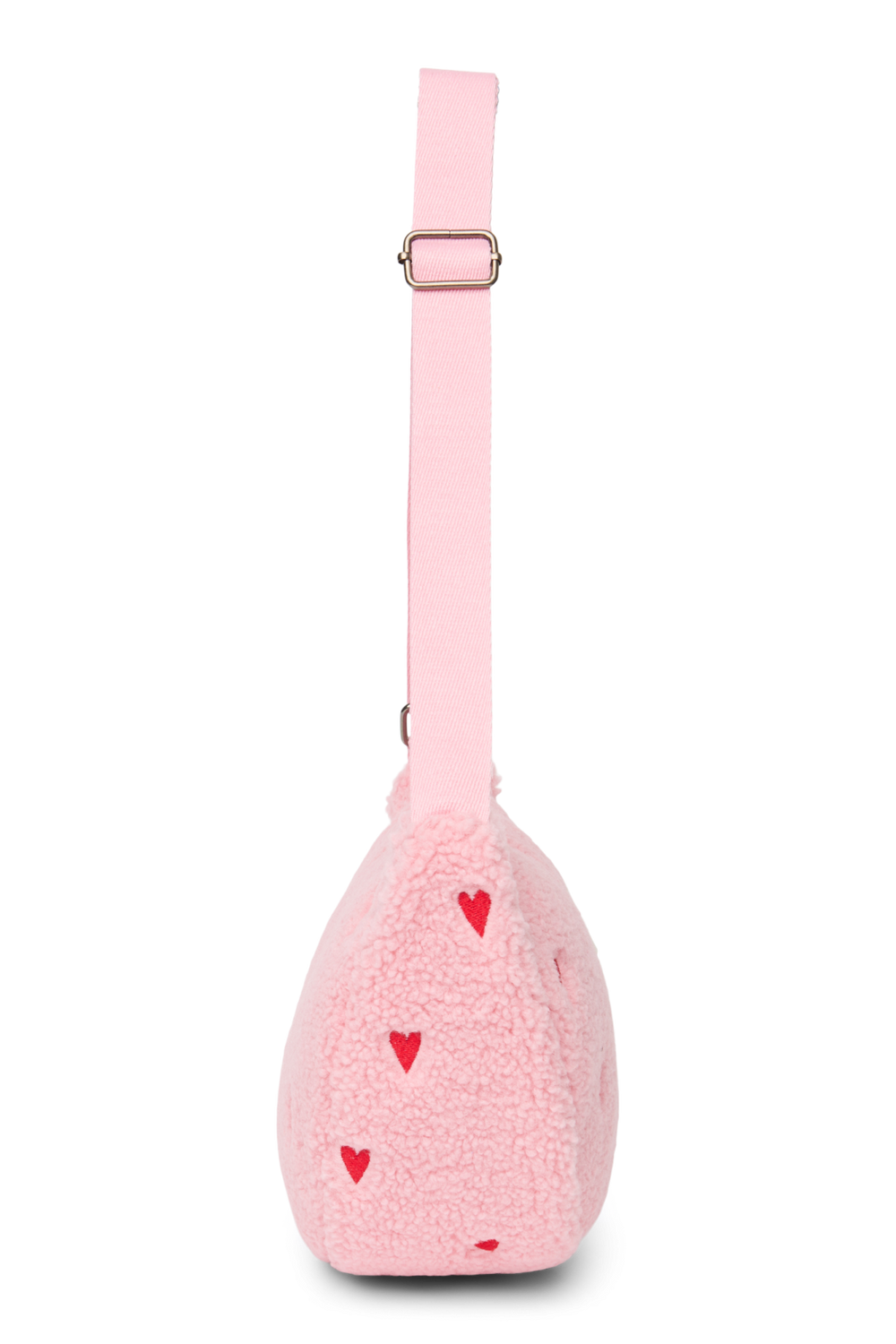 Teddy Adult Fanny Pack | Light Pink Hearts