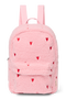Teddy Midi Backpack | Light Pink Hearts