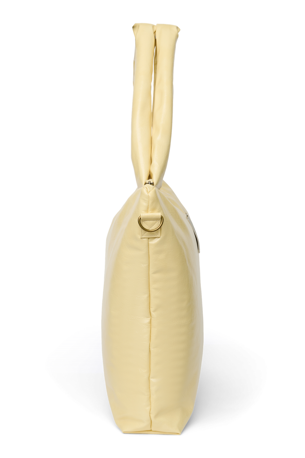 Vegan Leather Wickeltasche | Buttergelb