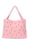 Teddy Mom Bag | Light Pink Hearts