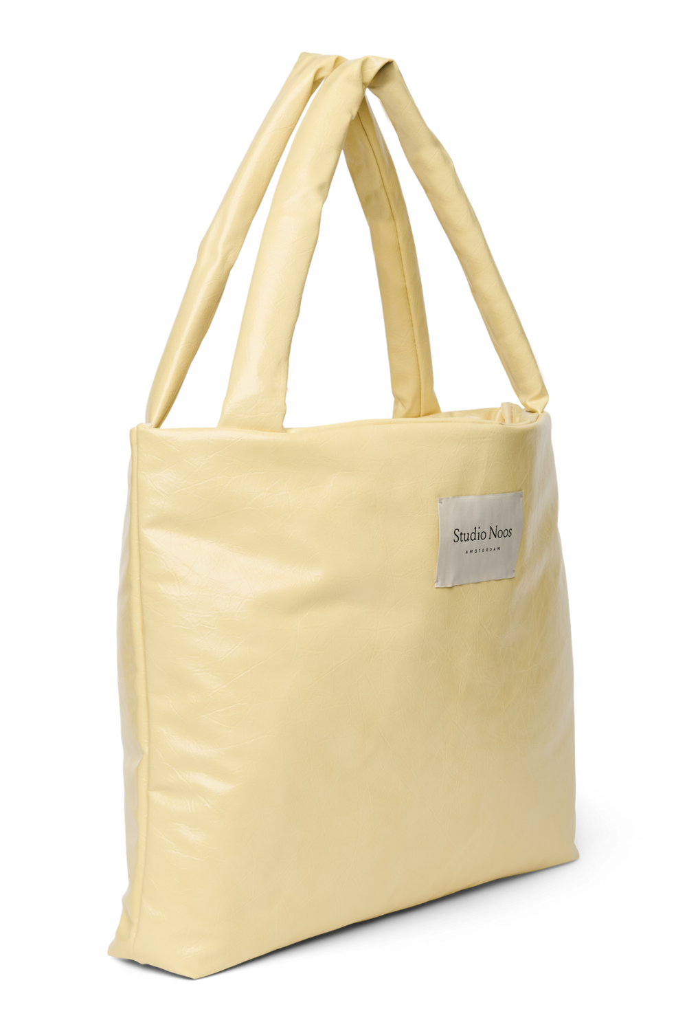 Vegan Leather Mom Bag | Buttergelb