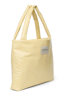 Vegan Leather Mom Bag | Butter Yellow