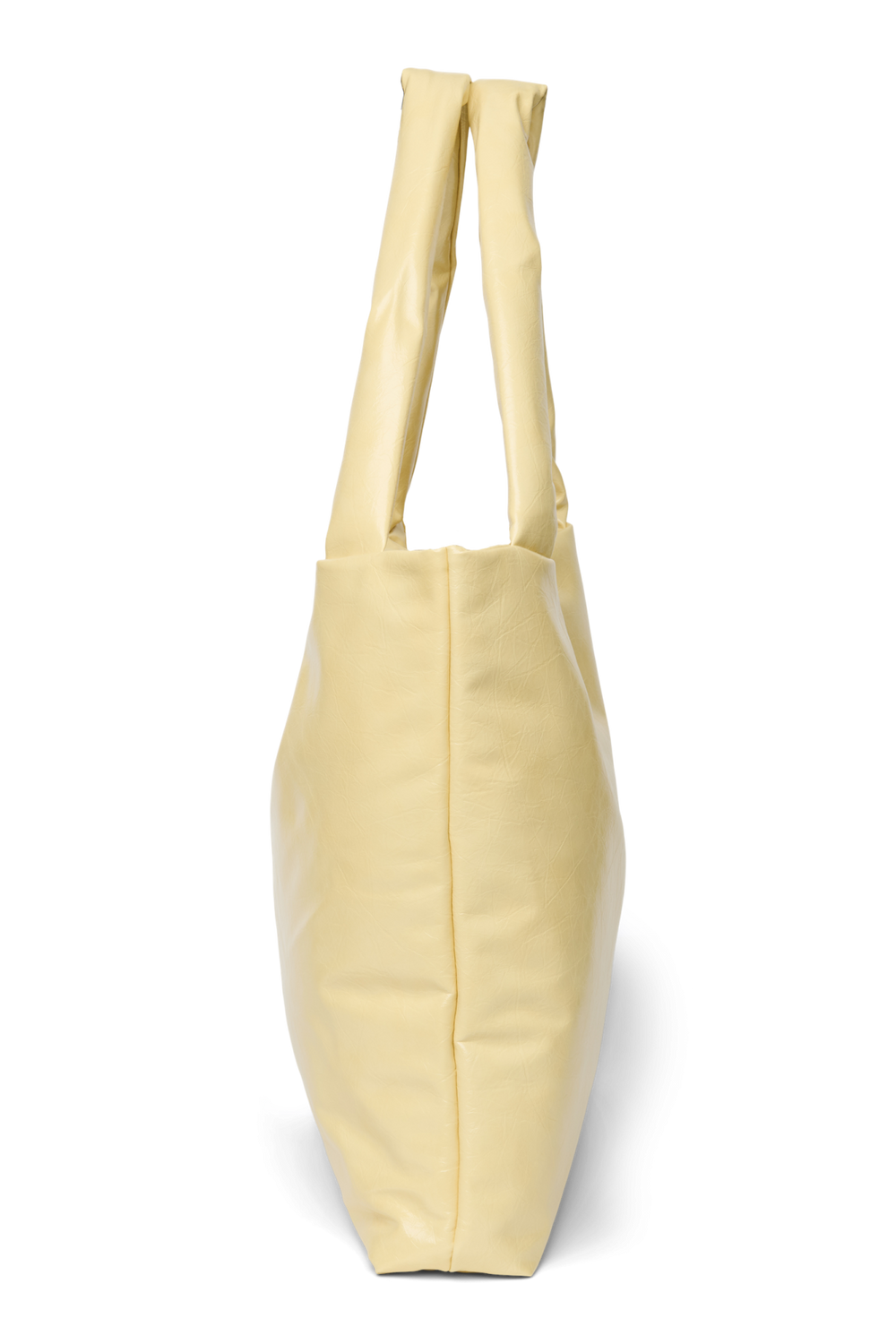 Vegan Leather Mom Bag | Buttergelb
