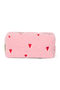 Teddy Pouch | Light Pink Hearts