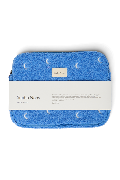 Teddy Laptop Sleeve 13 Inch | Light Blue Moon