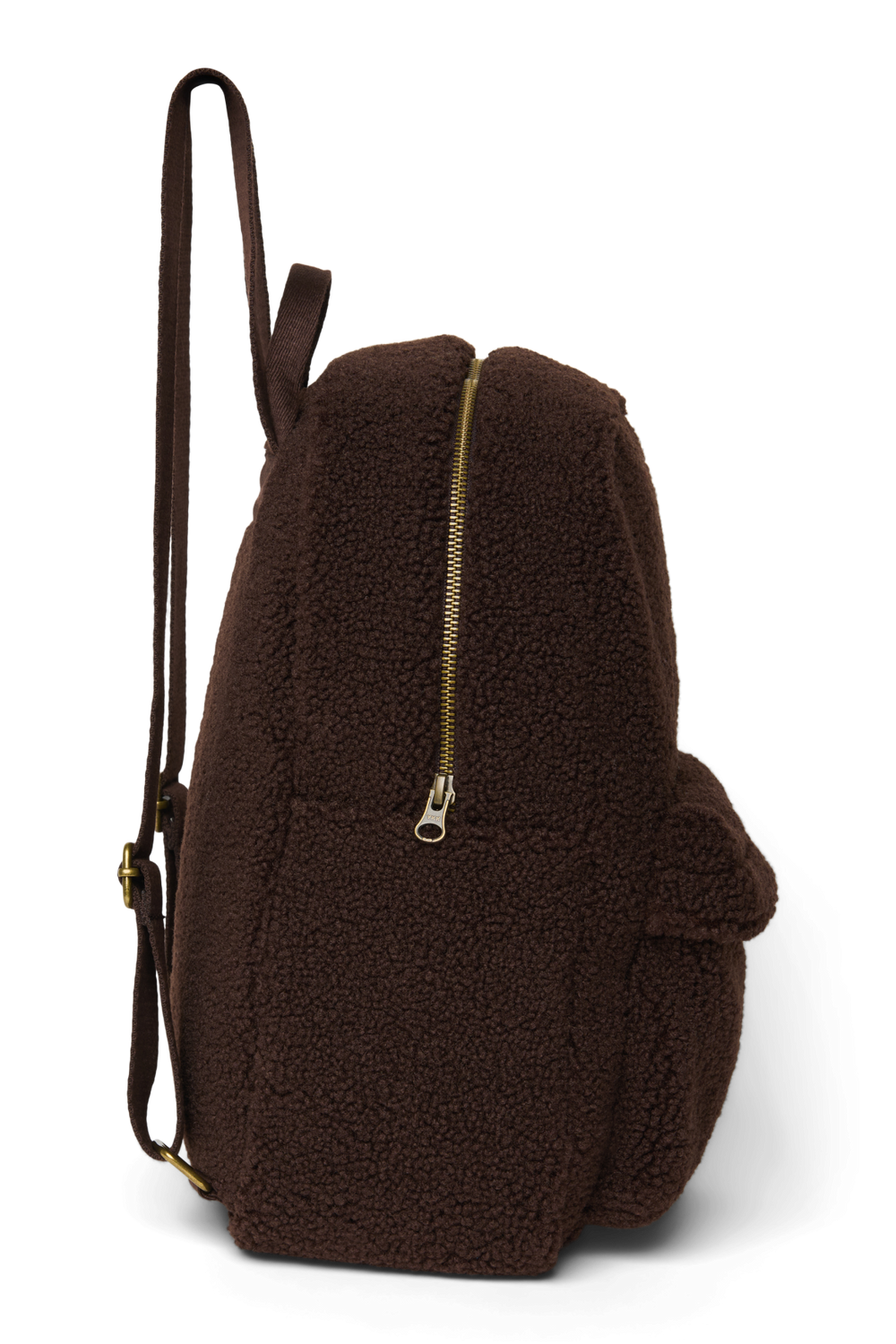 Teddy Midi-Rucksack | Schokobraun