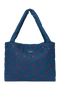 Denim Mom Bag | Dark Blue Red Hearts