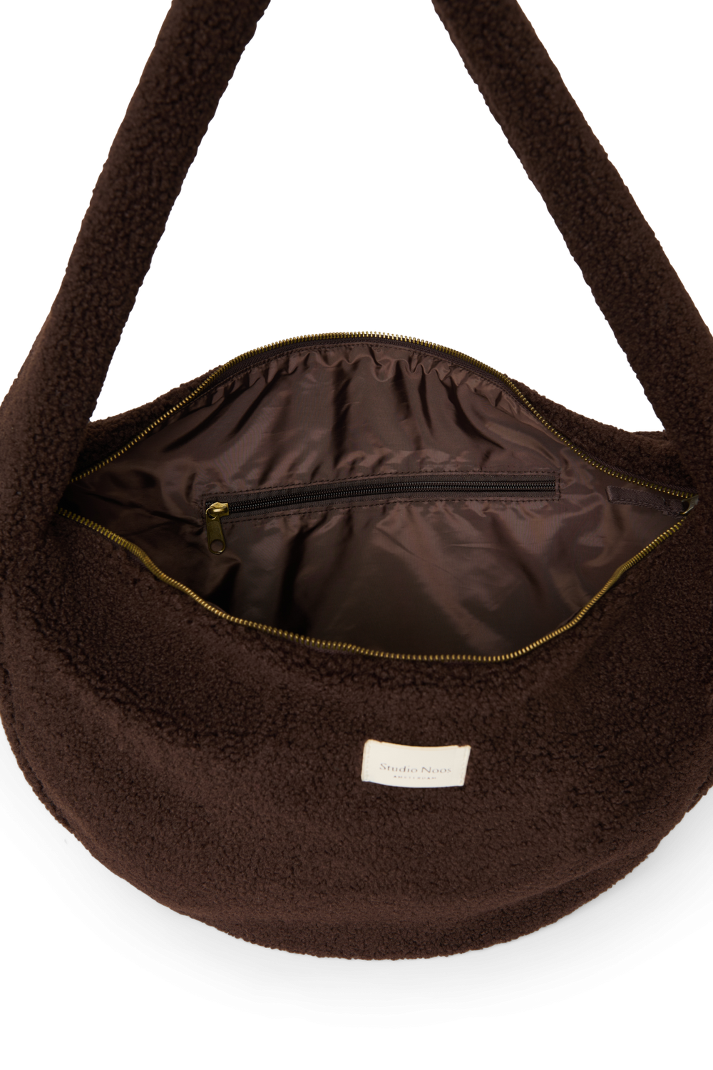 Teddy Cross Body Bag | Chocolate