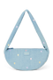 Denim Mini Cross Body Bag | Light Blue Hearts