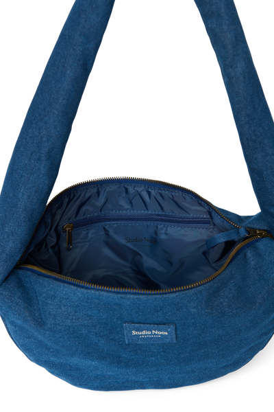 Denim Mini Cross Body Bag | Dark Blue