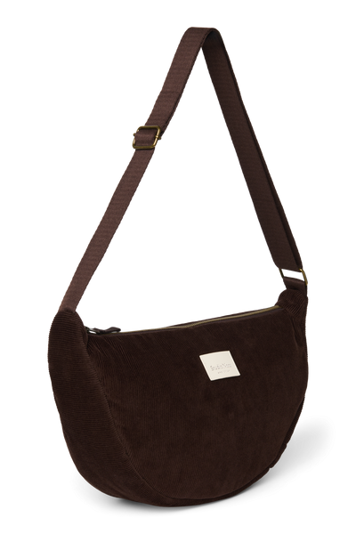 Rib Puffy Adult Fanny Pack | Dark Brown