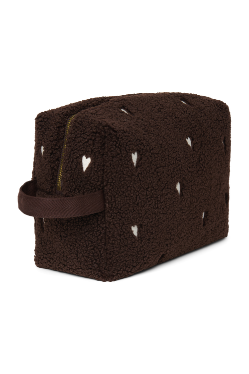 Teddy Toiletry Bag | Chocolate Hearts
