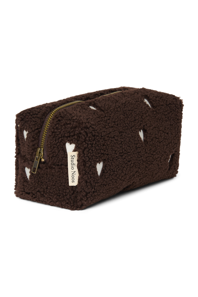 Teddy Pouch | Chocolate Hearts