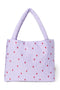 Puffy Mom Bag | Purple Hearts