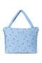 Puffy Diaper Bag | Light Blue Hearts