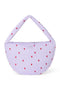 Paarse Hearts Puffy Crossbody Tas