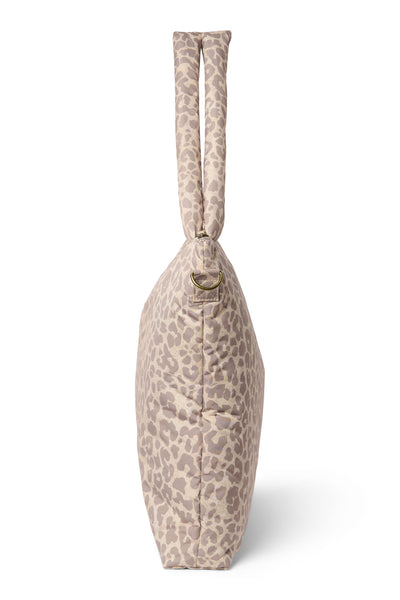 sac à langer Puffy | Beige Leopard