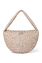 Puffy Cross Body Bag | Beige Leopard
