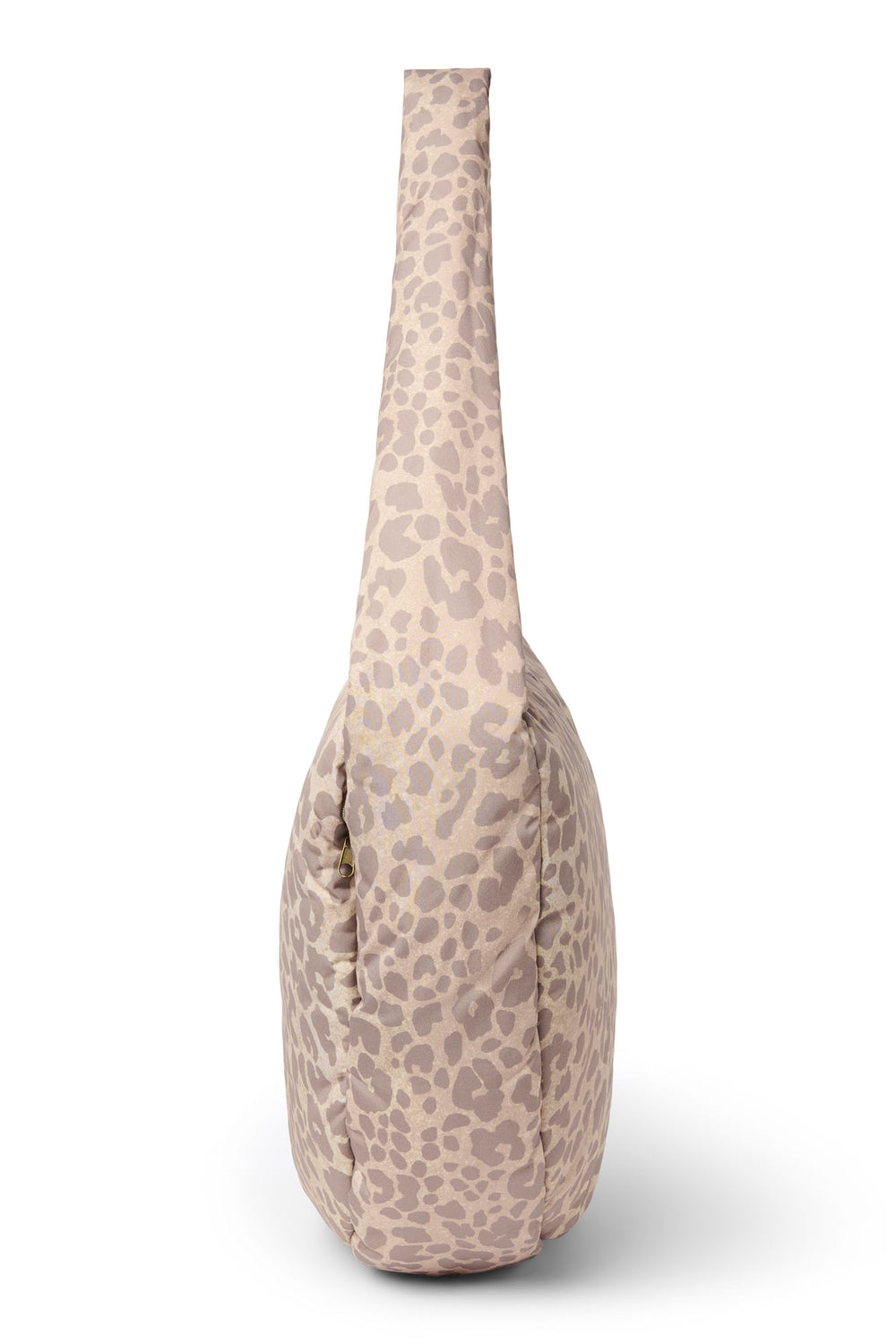 Puffy Cross Body Bag | Beige Leopard