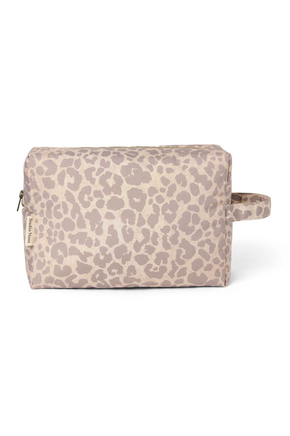 Trousse de toilette Puffy | Beige Leopard