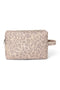 Trousse de toilette Puffy | Beige Leopard