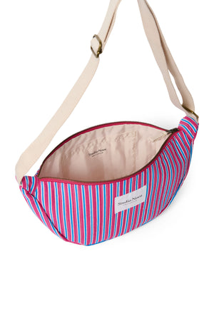 Poplin Striped Adult Sac Banane | Rose