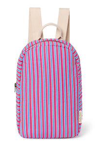 Rosa Poplin Striped Mini-Rucksack