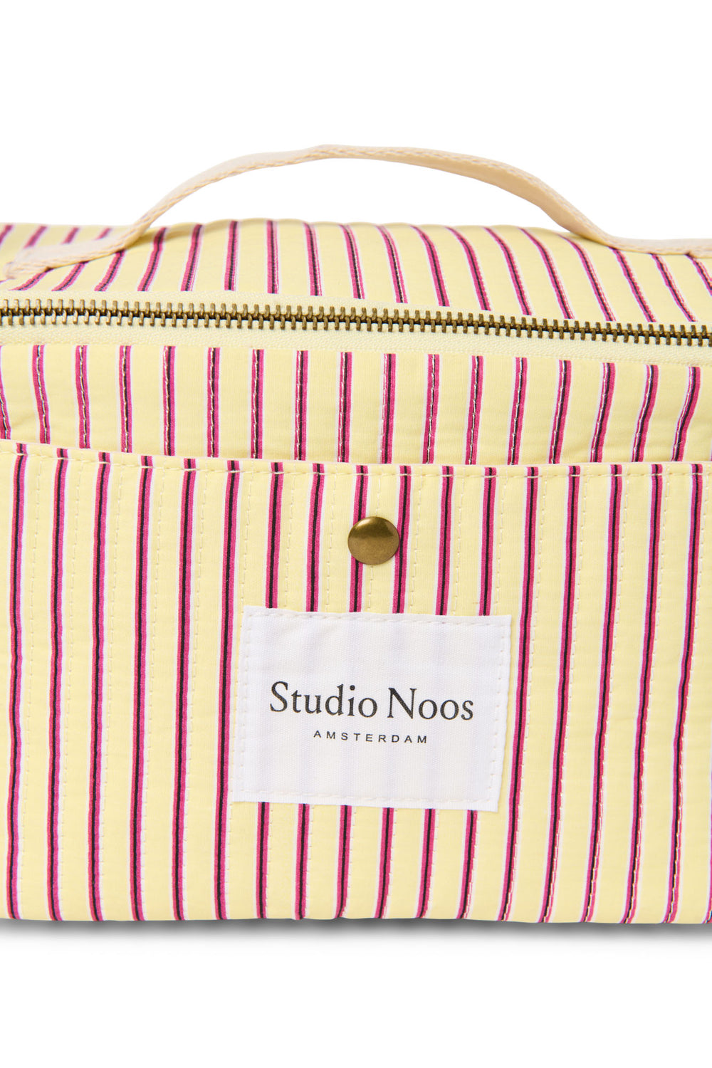 Poplin Striped Cooler Bag | Jaune
