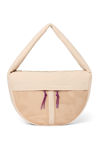Beige Patchwork Umhängetaschen