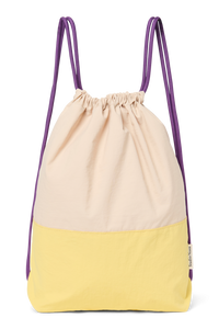 Butter Yellow Patchwork Gym Bag